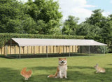Outdoor Dog Kennel with Roof 600x300x150 cm 171502