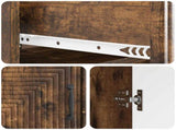 Sideboard Smoked Oak 66 x 34.5 x 89.5 cm Engineered Wood 894870