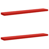 2-Piece Bench Cushions VUGHT 2 pcs 100% Polyester Red 950987