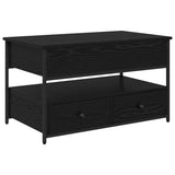Coffee Table Black Oak 85 x 50 x 50 cm Engineered Wood 883057