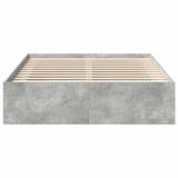 Bed Frame without Mattress Concrete Grey 120x190 cm Small Double Small Double 3203897