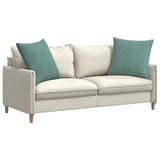 Sofa Pillows 2 pcs Sea Green 80 x 80 cm Corduroy Fabric 42014067