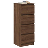 Sideboard Brown Oak 37.5x35x99 cm Engineered Wood 861703