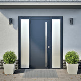 Garden Planters White 2 pcs 40x40x40 cm Steel 851055