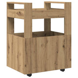 Kitchen Trolley Artisan oak 60 x 45 x 80 cm Engineered wood 862121