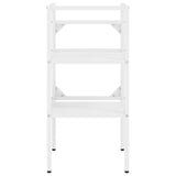 Bathroom Washbasin Frame White 40x38x83 cm Iron 338484