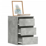 Corner Chest of Drawers Concrete Grey 40x41x58 cm Engineered Wood 852837
