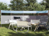 Camping Windbreak Blue 366x152x152 cm Waterproof 94741