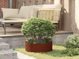 Planter Ring 5 pcs Brown 40 x 40 x 20 cm Weathering Steel 873619