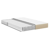 Bed Mattress with Mattress Sage 160 x 200 cm Fabric 42008300
