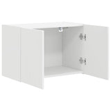 TV Wall Cabinet White 59.5 x 31 x 40 cm Engineered Wood 892329