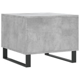 Coffee Tables 2 pcs Concrete Grey 50x50x40 cm Engineered Wood 829453