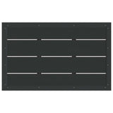 Shower Base Plate Black 101 x 63 x 5.5 cm WPC 42039040