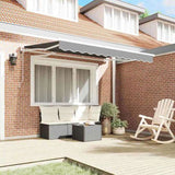 Awning Frame Retractable White 3 x 2 m Metal 42002549