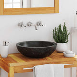 Sink 40x12 cm Marble Black 142774