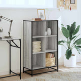 Book Cabinet Grey Sonoma 65.5x33x107.5 cm Engineered Wood 849162