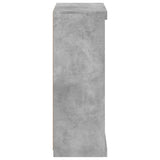 Sideboard with LED Lights Concrete Grey 60.5x37x100 cm 836710