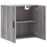 Wall Cabinet Grey Sonoma 60x31x60 cm Engineered Wood 829986