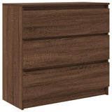 Sideboard Brown Oak 80x35x76 cm Engineered Wood 861739