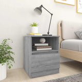 Bedside Cabinets 2 pcs Grey Sonoma 40x40x50 cm Engineered Wood 815819