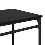 Desk Black Oak 135 x 50 x 90 cm Engineered Wood 881284