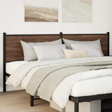 Replace Headboard Brown Oak 190 cm Engineered Wood and Steel 4007802
