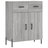 Highboard Grey Sonoma 69.5x34x180 cm Engineered Wood 3199887
