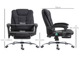 Six-Point Massage and Heated Office Chair - Black T3398P329904