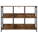Bookshelf Smoked Oak 102 x 32 x 72.5 cm Engineered Wood 884014