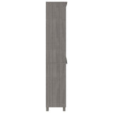 Highboard HAMAR Solid Wood Pine Light Grey 3100941