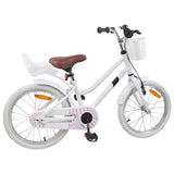 Kids Bike 18 Inches for 5-7 Years Old White 42009232