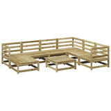 8 Piece Garden Sofa Set Impregnated Wood Pine 3299555