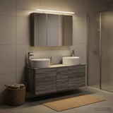 Bathroom Furniture Set 4 pcs Grey Sonoma 100 x 14.5 x 70 cm 3407100