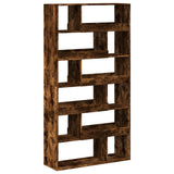 Room Divider Smoked Oak100x33x187.5 cm Engineered Wood 3309505