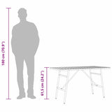 Dining Table Brown 110 x 55 x 62 cm Solid Acacia Wood 4108269