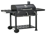 Adjustable Charcoal Pan BBQ, with Thermometer and Warming Rack T3398P314174