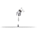 Rain Shower Head Stainless Steel 50x50 cm Square 142163