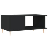 ZNTS Coffee Table Black 90x50x40 cm Engineered Wood 829477