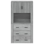 Highboard Grey Sonoma Engineered Wood 3185389