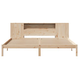 Bookcase Bed without Mattress 200x200 cm Solid Wood Pine 3321548