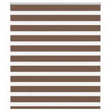 Zebra Blind Brown 130x100 cm Fabric Width 125.9 cm Polyester 4014319