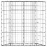 Trapezium Gabion Raised Bed Galvanised Steel 100x20x100 cm 145653