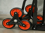 Steel Folding Hand Truck, Heavy Duty Foldable Trolley on Wheels, Multi-Purpose Sack Truck Moving T3398P342351