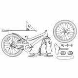 Kids Bike 20 Inches for 6-11 Years Old Dark Blue 42009641
