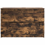 TV Cabinet Smoked Oak 80x35x54 cm Engineered Wood 861791