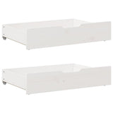 Bed Frame without Mattress White 180x200 cm Super King Solid Wood Pine 3301547