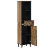 Bathroom Cabinet Brown 38 x 33.5 x 160 cm Solid Mango Wood 4018354