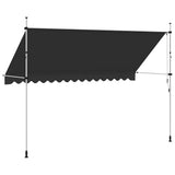 Manual Retractable Awning 400 cm Anthracite 143692