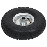 Sack Truck Wheels 4 pcs Rubber 4.10/3.50-4 142976