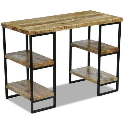 Office Desk Mango Wood 110x50x76 cm 243333